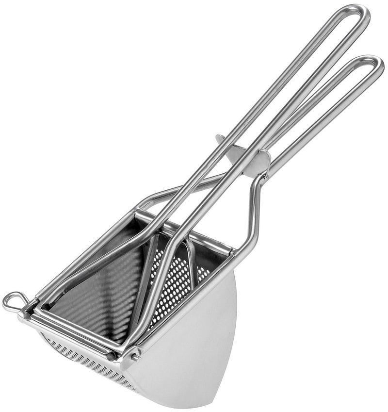 Westmark Potato Press Triangel, 11.8 x 4.6 x 5.5 inches, Stainless Steel - Image 1